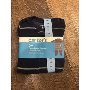 New Carter's 9M Fleece Footie Pajama for Baby infant
